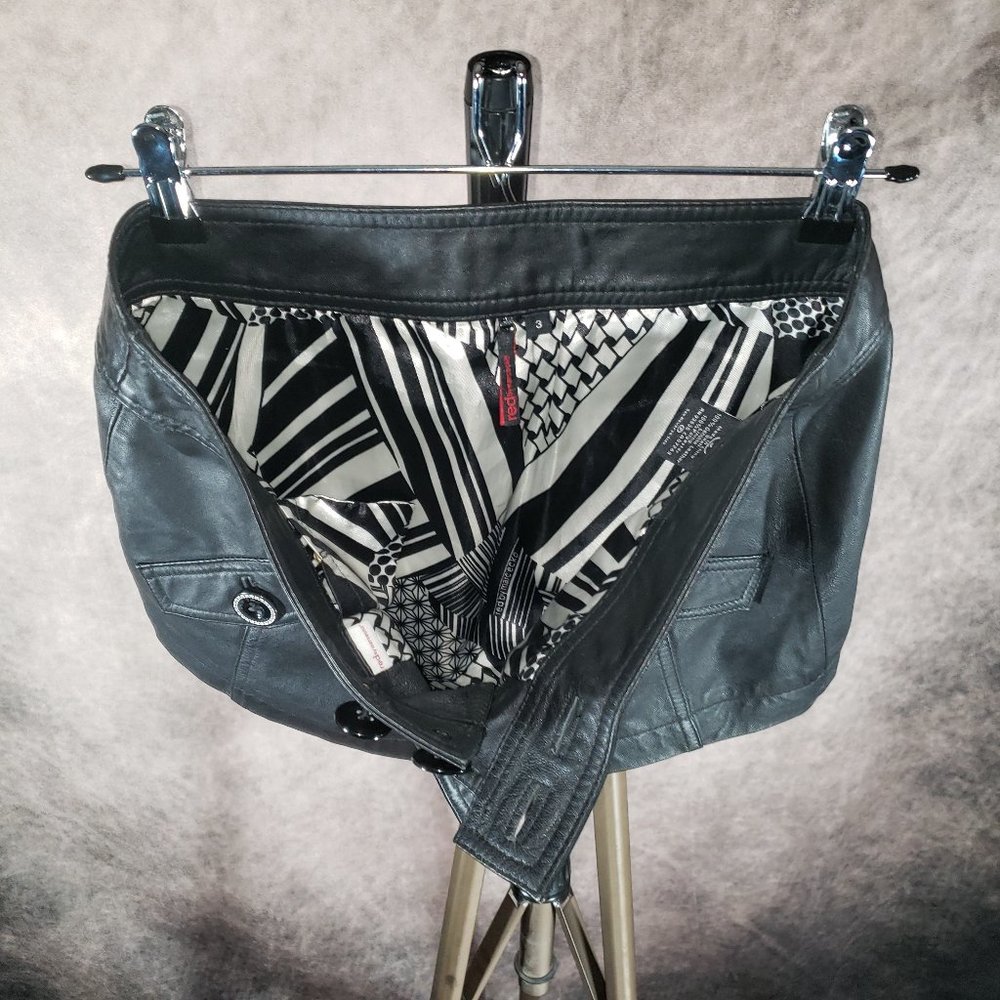 Red By Marc Ecko Leather Skirt - Picture 5 of 10